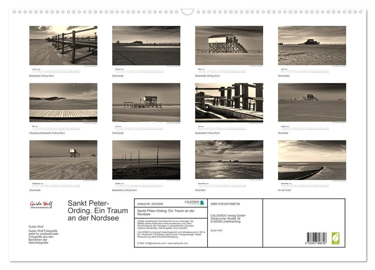 Bild: 9783457898758 | Sankt Peter-Ording. Ein Traum an der Nordsee (Wandkalender 2026 DIN...