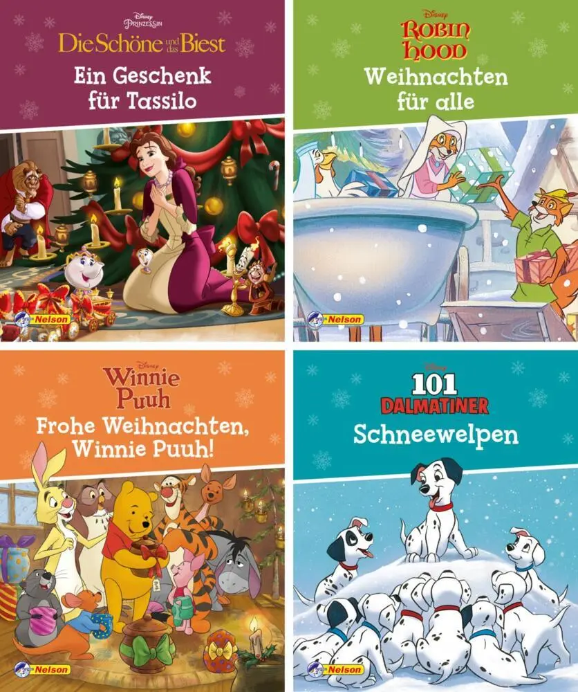 Cover: 9783845118758 | Nelson Mini-Bücher: Disney Weihnachten 1-4 | 24 Mini-Bücher im Display