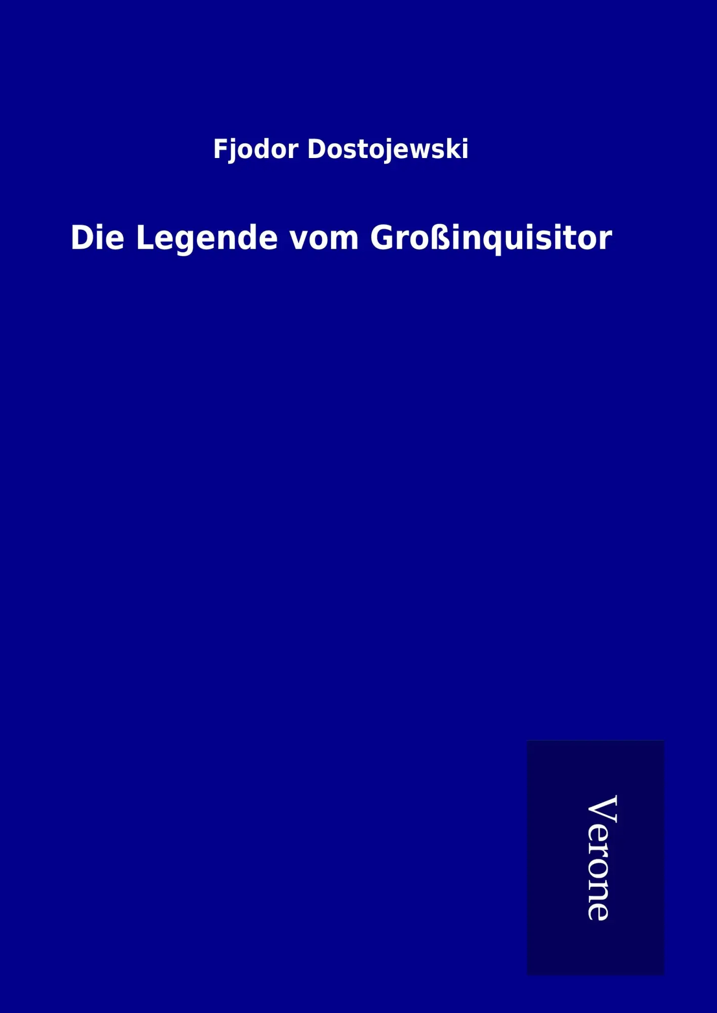 Cover: 9789925018758 | Die Legende vom Großinquisitor | Fjodor Dostojewski | Buch | 52 S.