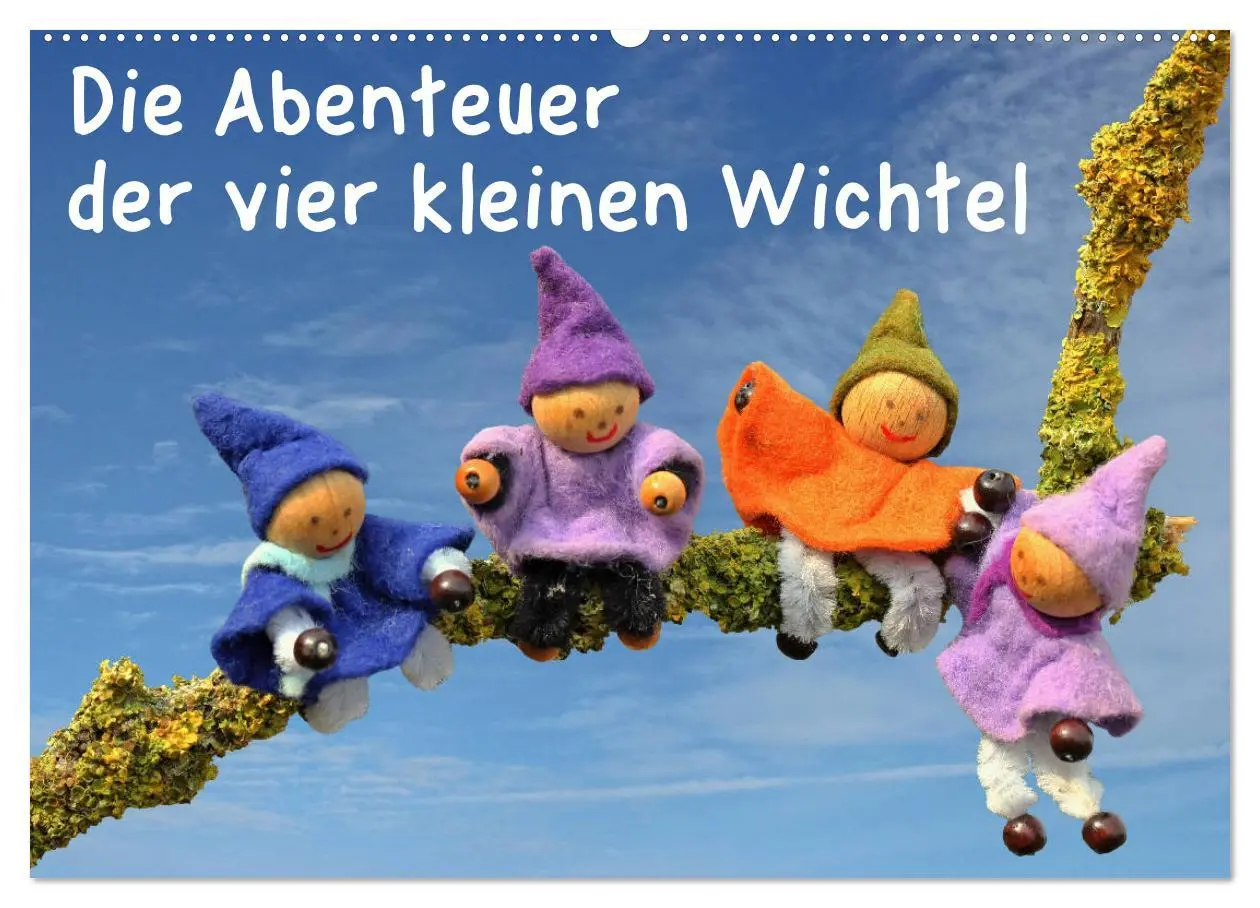 Cover: 9783457888858 | Die Abenteuer der vier kleinen Wichtel (Wandkalender 2026 DIN A2...