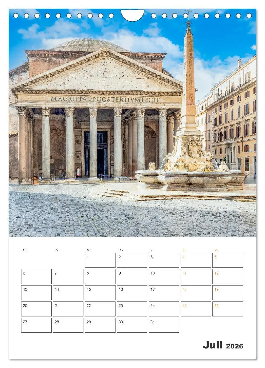 Bild: 9783516288858 | Rom - Kunst, Kultur und Geschichte (Wandkalender 2026 DIN A4 hoch),...