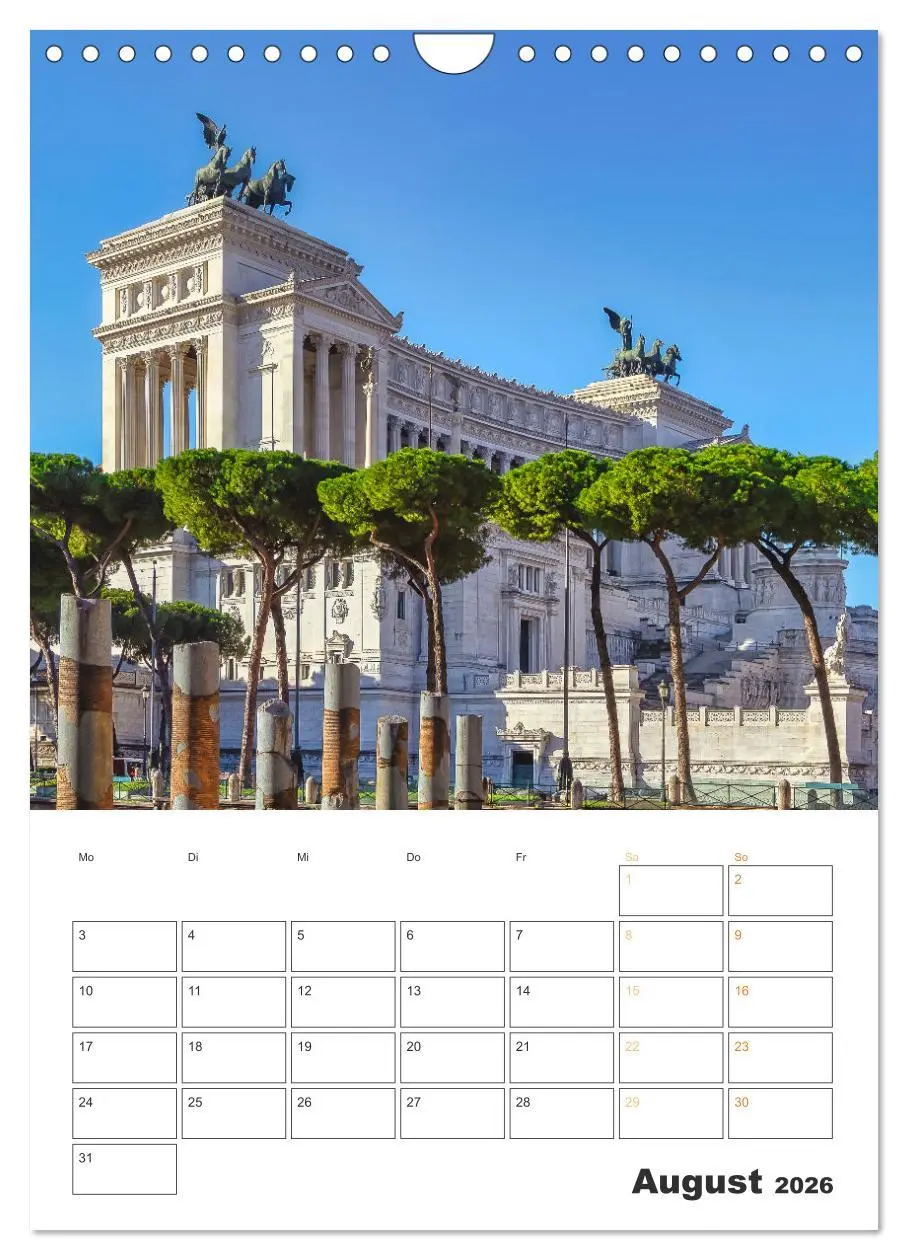 Bild: 9783516288858 | Rom - Kunst, Kultur und Geschichte (Wandkalender 2026 DIN A4 hoch),...
