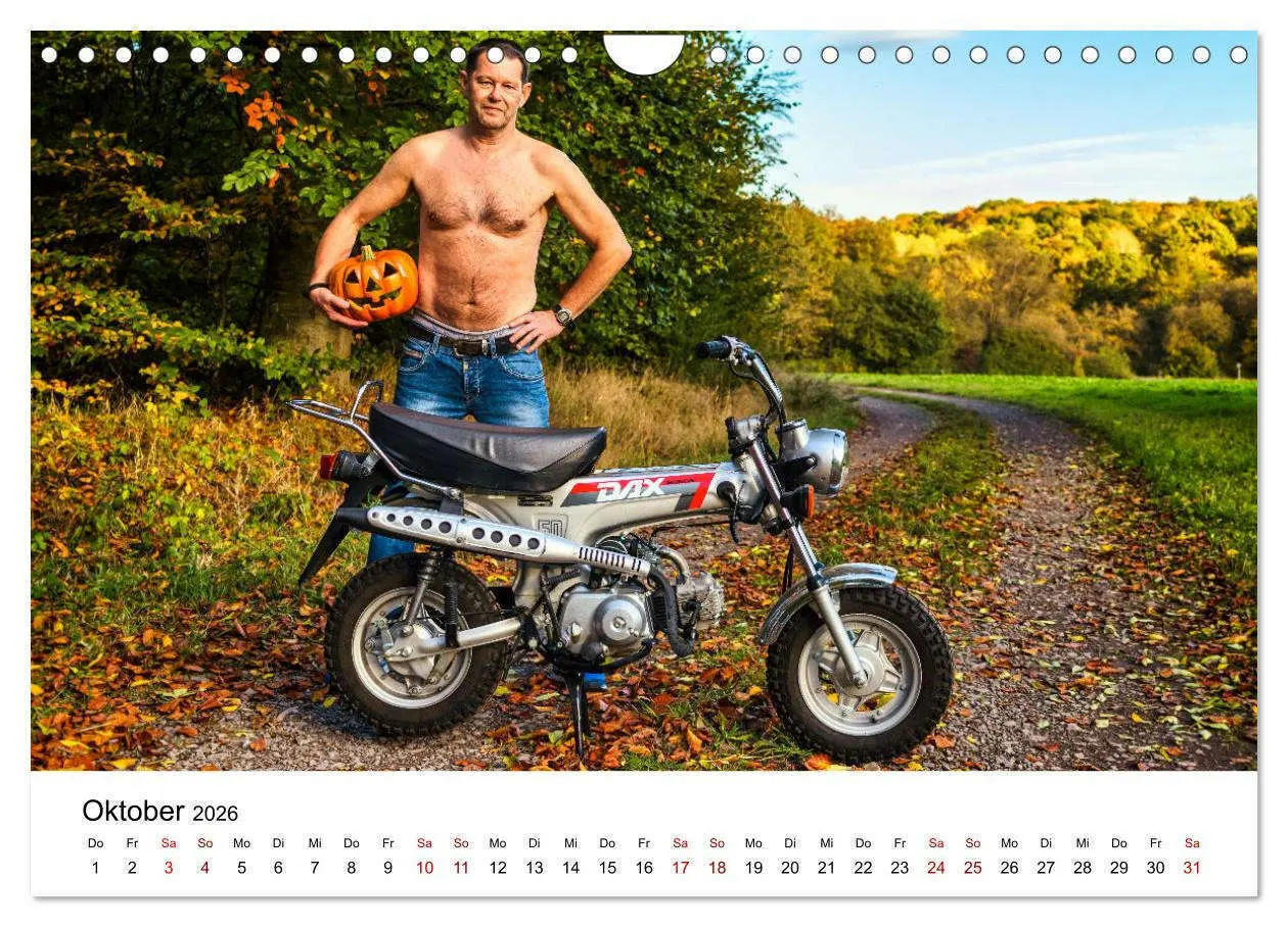 Bild: 9783516598858 | Echte Männer, coole Mopeds (Wandkalender 2026 DIN A4 quer),...