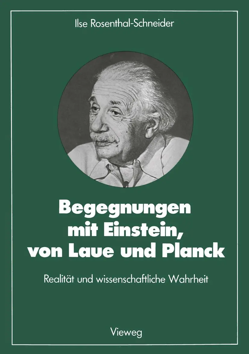 Cover: 9783663018858 | Begegnungen mit Einstein, von Laue und Planck | Rosenthal-Schneider