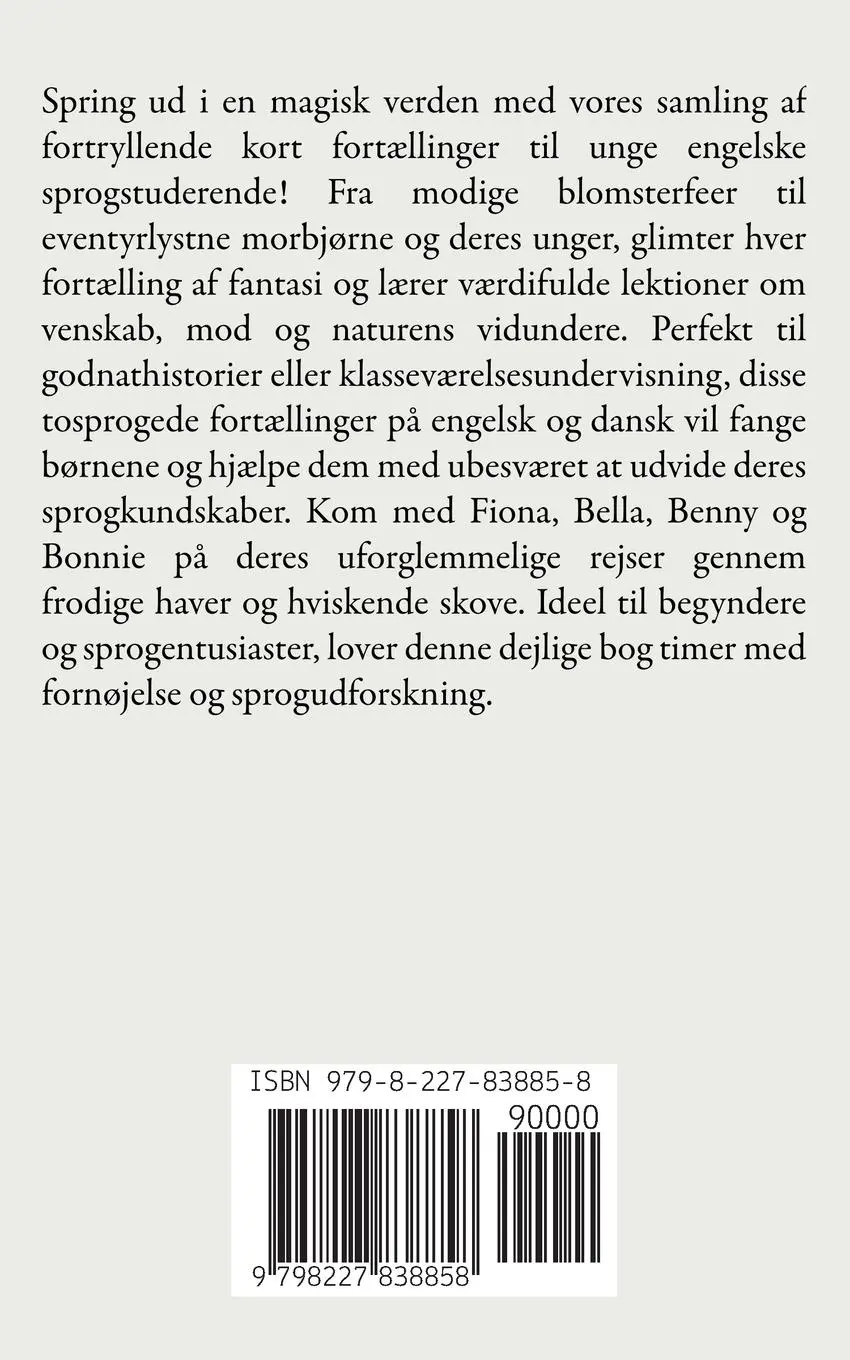Rückseite: 9798227838858 | Magiske Eventyr for Børn | Engelsk Dansk Børnebog | Artici Kids | Buch