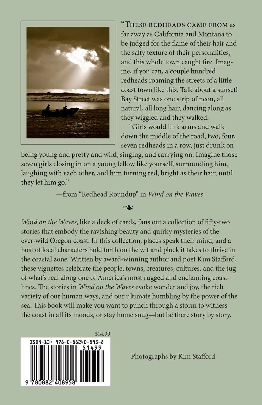 Rückseite: 9780882408958 | Wind on the Waves | Stories from the Oregon Coast | Kim Stafford