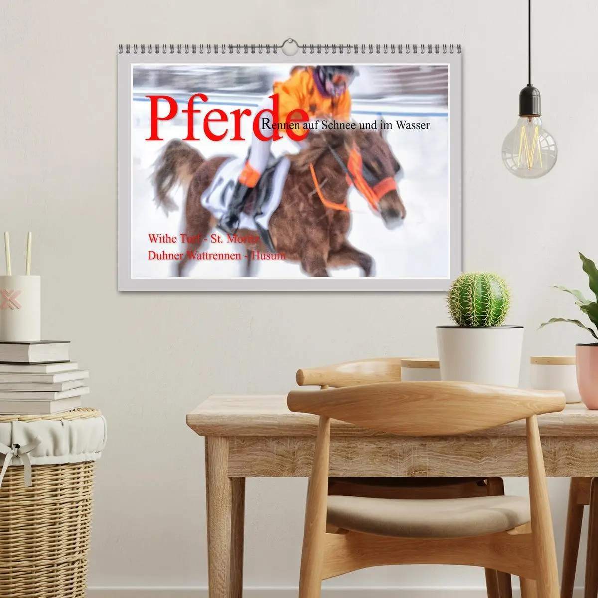 Bild: 9783457638958 | Pferde-Rennen auf Schnee und im Wasser (Wandkalender 2026 DIN A3...