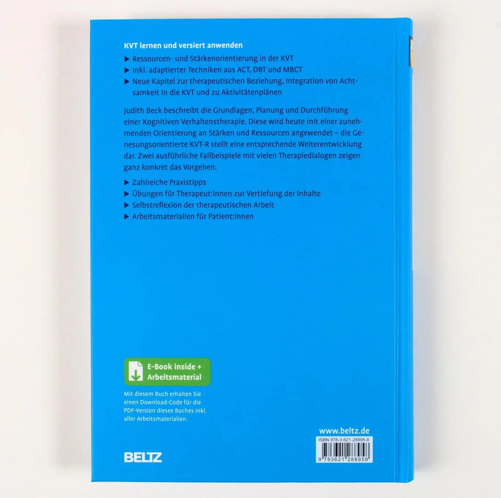 Rückseite: 9783621288958 | Praxis der Kognitiven Verhaltenstherapie | Judith S. Beck | Bundle