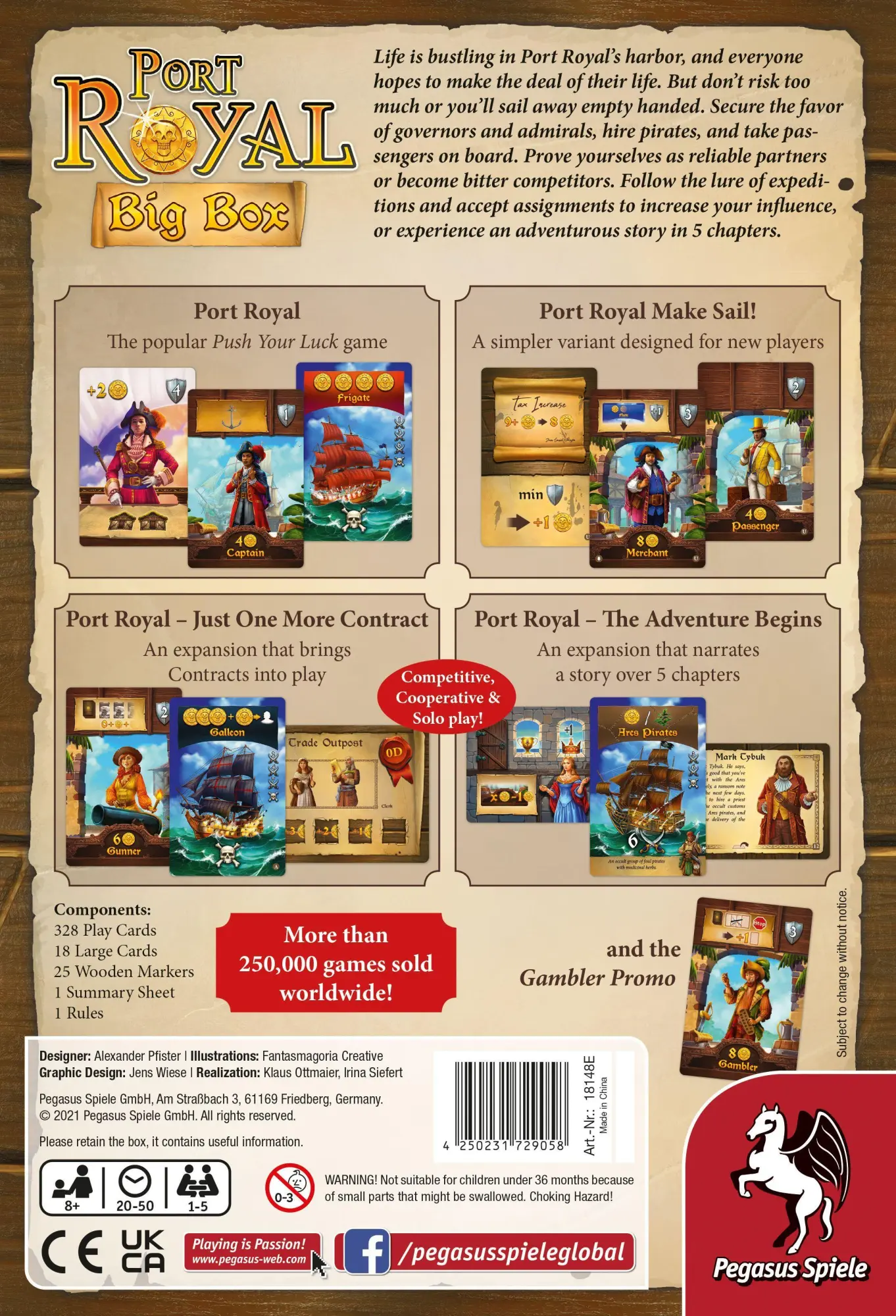 Bild: 4250231729058 | Port Royal Big Box (English Edition) | Alexander Pfister | Spiel