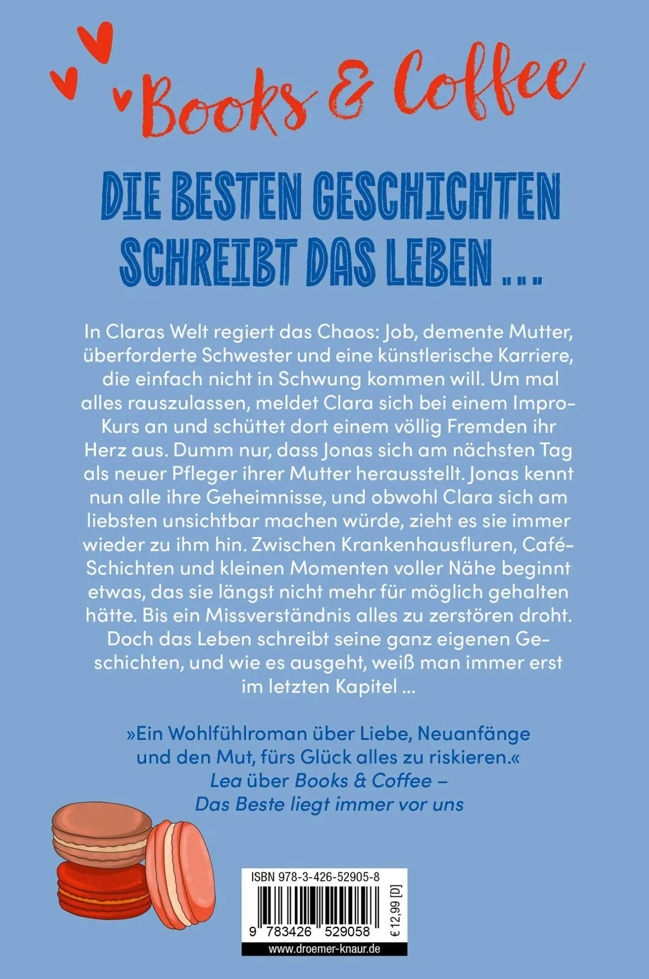 Rückseite: 9783426529058 | Books &amp; Coffee - Das Glück wird dich schon finden | Roman | Lindberg