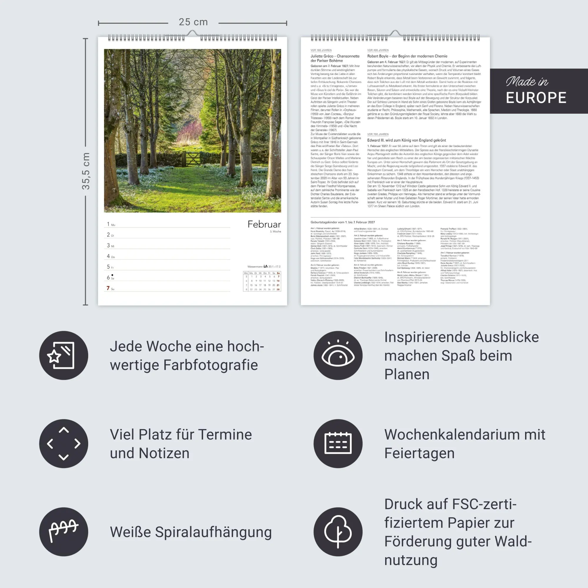 Bild: 9783840039058 | Landleben Wochenplaner 2027 | Harenberg | Kalender | Spiralbindung