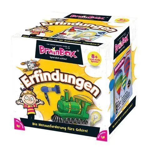 Cover: 5025822949158 | BrainBox - Erfindungen | ab 1 Spieler, Dauer: ca. 10 Minuten | Spiel