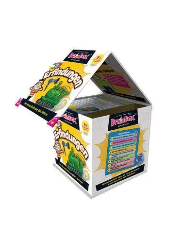 Bild: 5025822949158 | BrainBox - Erfindungen | ab 1 Spieler, Dauer: ca. 10 Minuten | Spiel