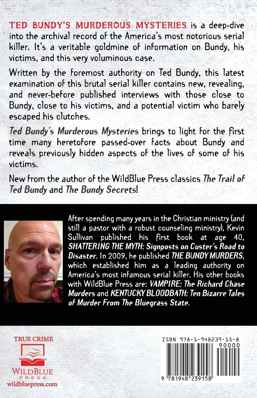 Rückseite: 9781948239158 | Ted Bundy's Murderous Mysteries | Kevin Sullivan | Taschenbuch | 2019