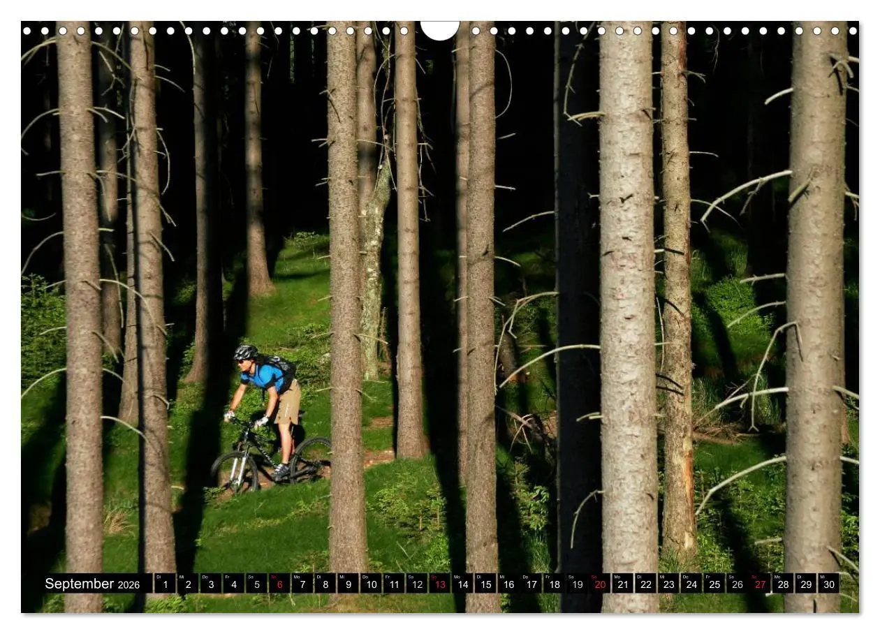 Bild: 9783516229158 | Mountainbike Spirit 2026 (Wandkalender 2026 DIN A3 quer), CALVENDO...