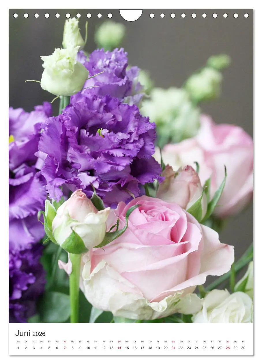 Bild: 9783516399158 | Verliebt in Blumen (Wandkalender 2026 DIN A4 hoch), CALVENDO...
