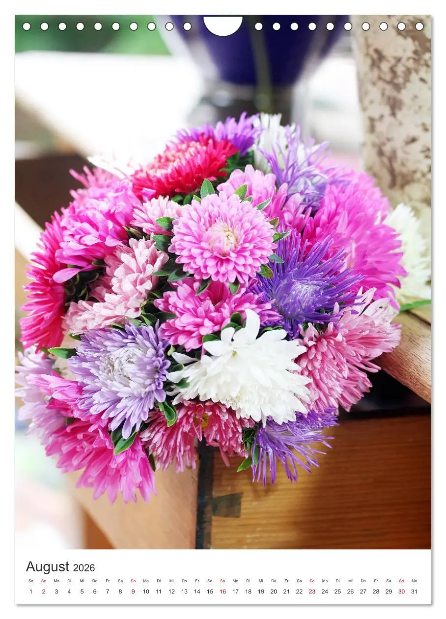 Bild: 9783516399158 | Verliebt in Blumen (Wandkalender 2026 DIN A4 hoch), CALVENDO...