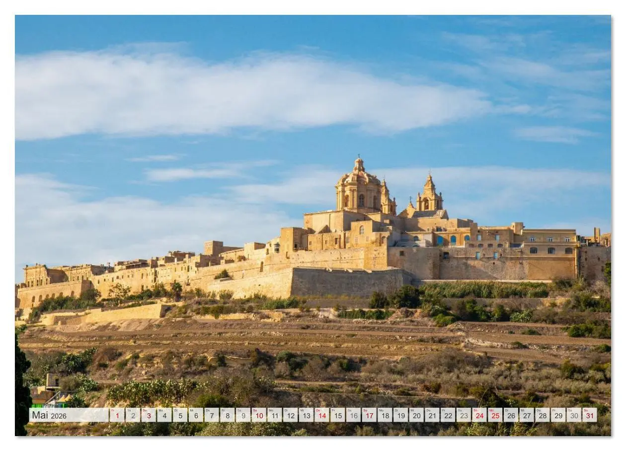 Bild: 9783516609158 | Malta - Historisches Juwel im Mittelmeer (Wandkalender 2026 DIN A2...