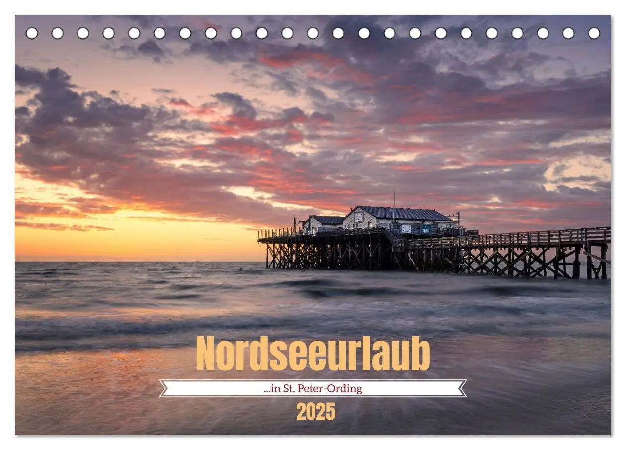 Cover: 9783383869358 | Nordseeurlaub in St. Peter-Ording (Tischkalender 2025 DIN A5 quer),...