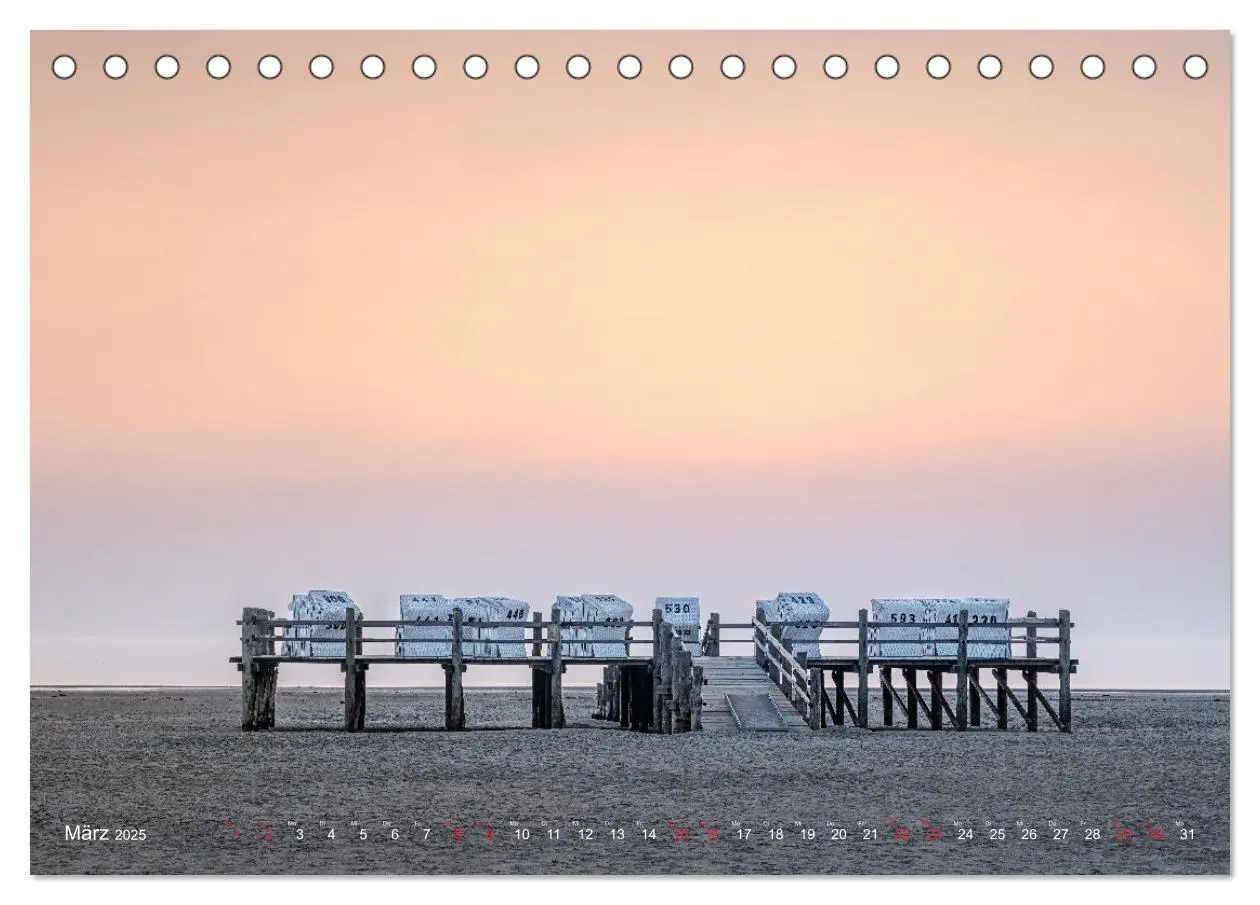 Bild: 9783383869358 | Nordseeurlaub in St. Peter-Ording (Tischkalender 2025 DIN A5 quer),...