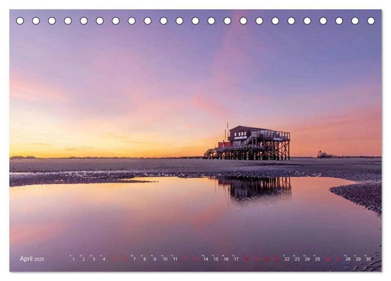 Bild: 9783383869358 | Nordseeurlaub in St. Peter-Ording (Tischkalender 2025 DIN A5 quer),...