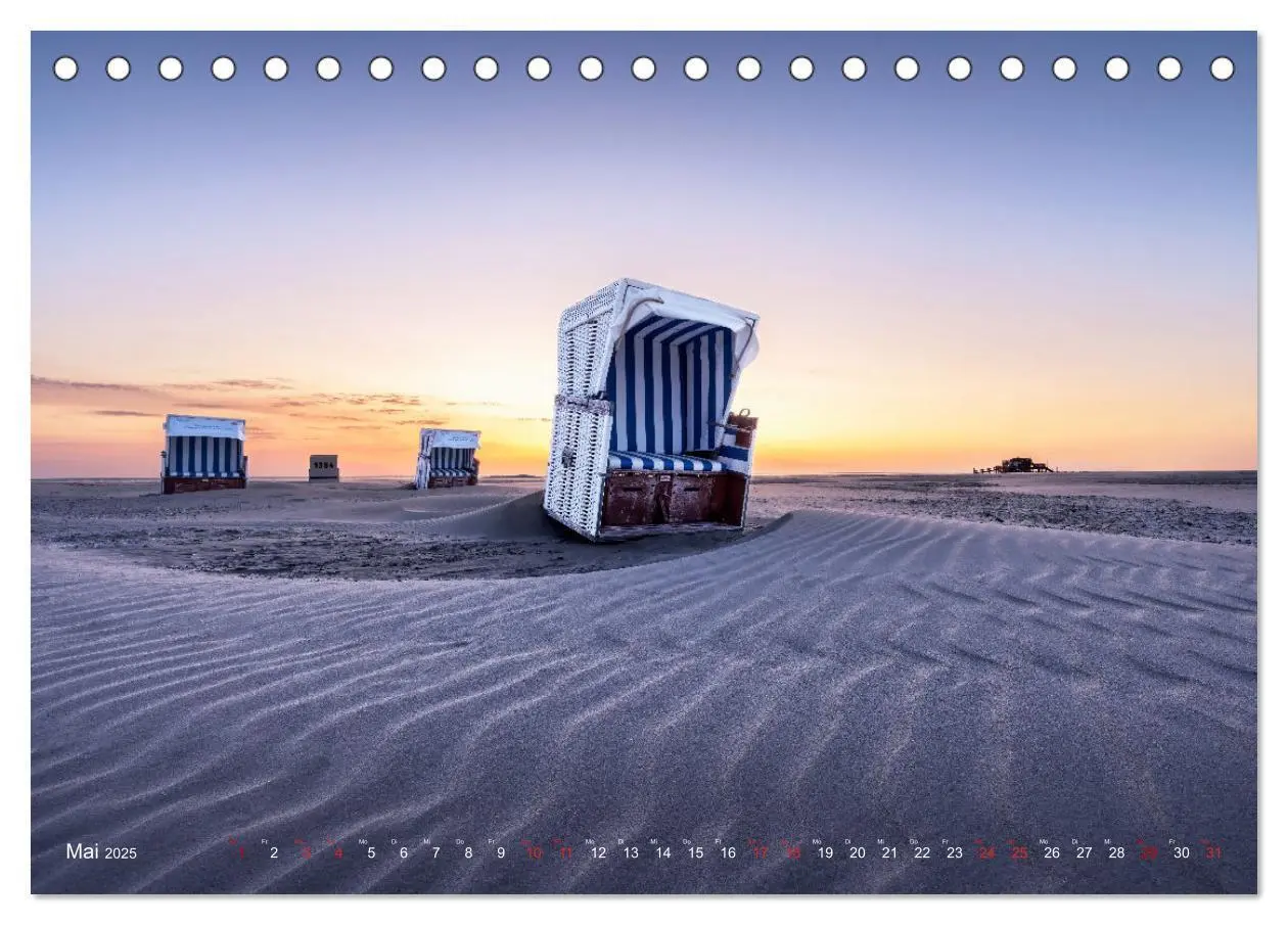 Bild: 9783383869358 | Nordseeurlaub in St. Peter-Ording (Tischkalender 2025 DIN A5 quer),...