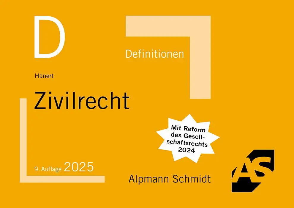 Cover: 9783867529358 | Definitionen Zivilrecht | Matthias Hünert | Taschenbuch | 100 S.