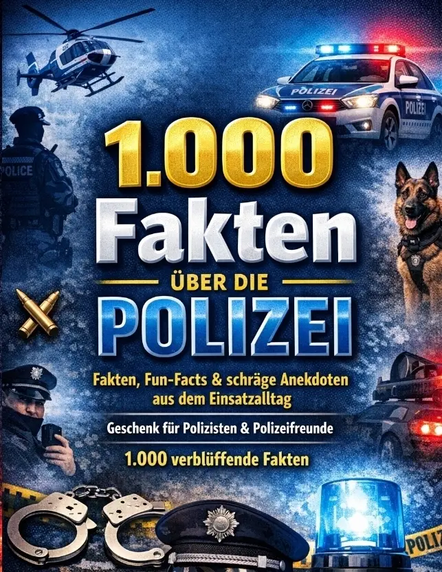 Cover: 9783384849458 | 1.000 Fakten über die Polizei | Dominik Mikulaschek | Taschenbuch
