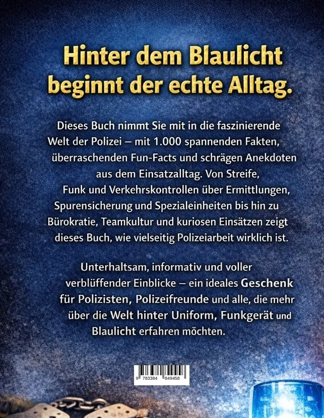 Bild: 9783384849458 | 1.000 Fakten über die Polizei | Dominik Mikulaschek | Taschenbuch