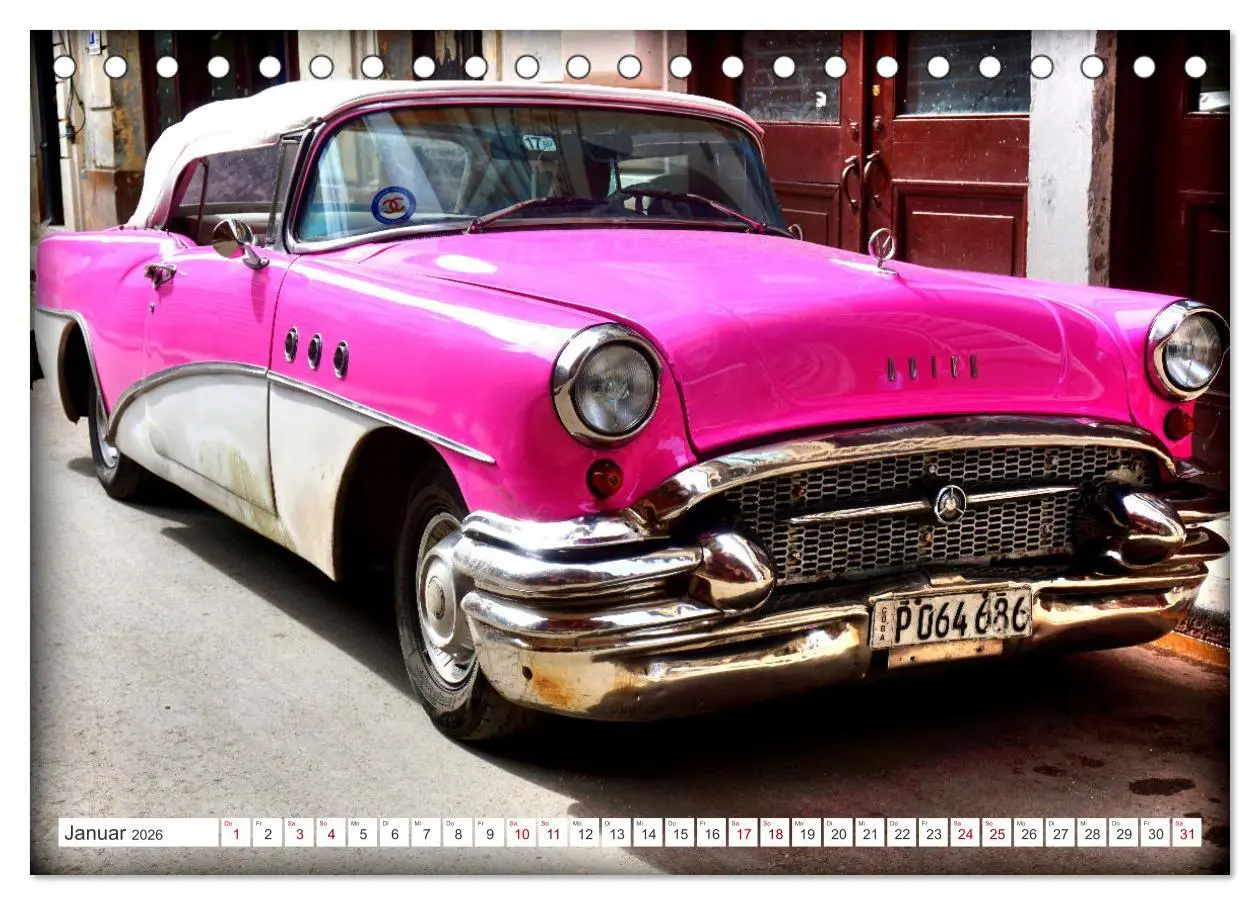 Bild: 9783457349458 | BUICK '55 - Mit 70 unterwegs in Kuba (Tischkalender 2026 DIN A5...