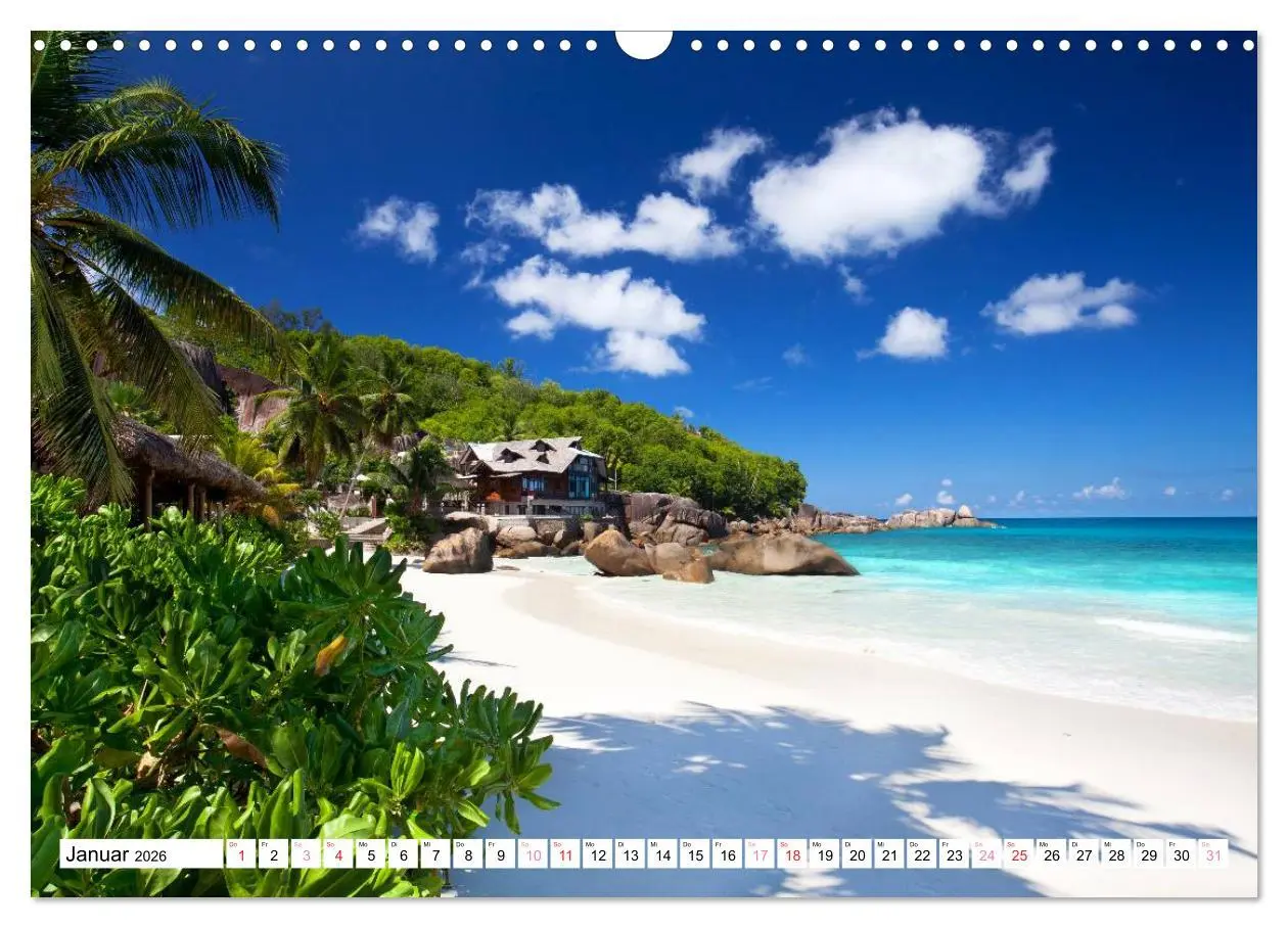 Bild: 9783516059458 | Seychellen Strandfeeling (Wandkalender 2026 DIN A3 quer), CALVENDO...