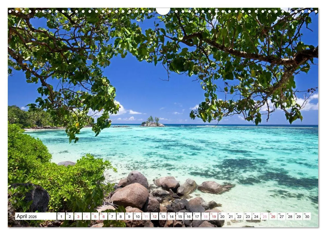 Bild: 9783516059458 | Seychellen Strandfeeling (Wandkalender 2026 DIN A3 quer), CALVENDO...
