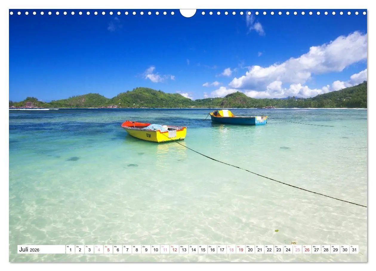 Bild: 9783516059458 | Seychellen Strandfeeling (Wandkalender 2026 DIN A3 quer), CALVENDO...