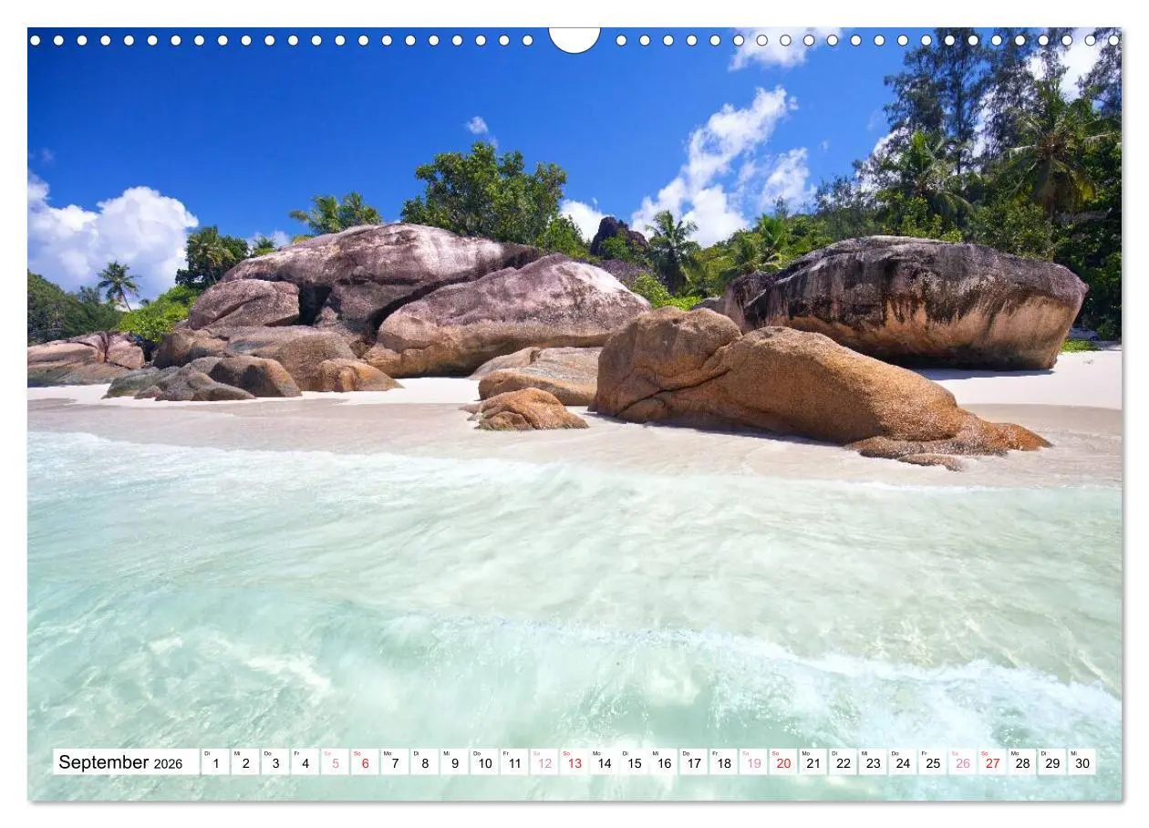 Bild: 9783516059458 | Seychellen Strandfeeling (Wandkalender 2026 DIN A3 quer), CALVENDO...