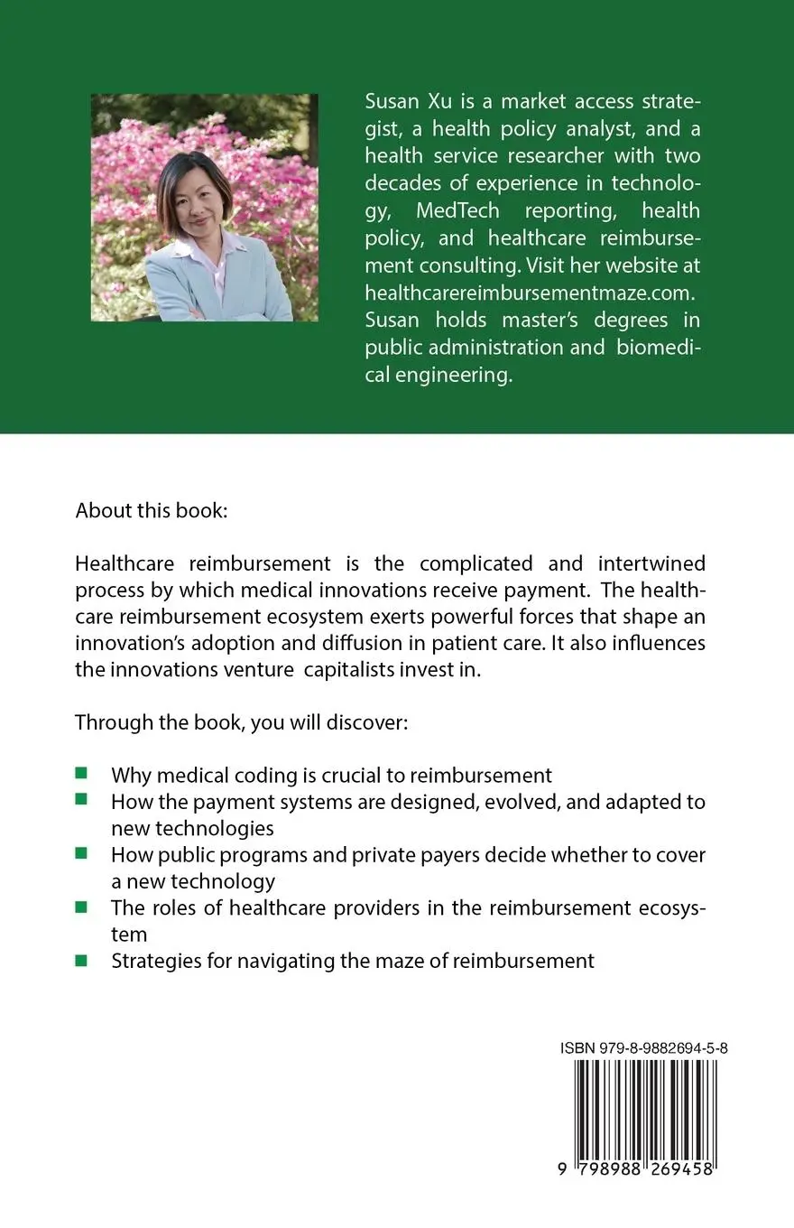 Rückseite: 9798988269458 | Healthcare's Reimbursement Maze | Susan Xu | Taschenbuch | Englisch