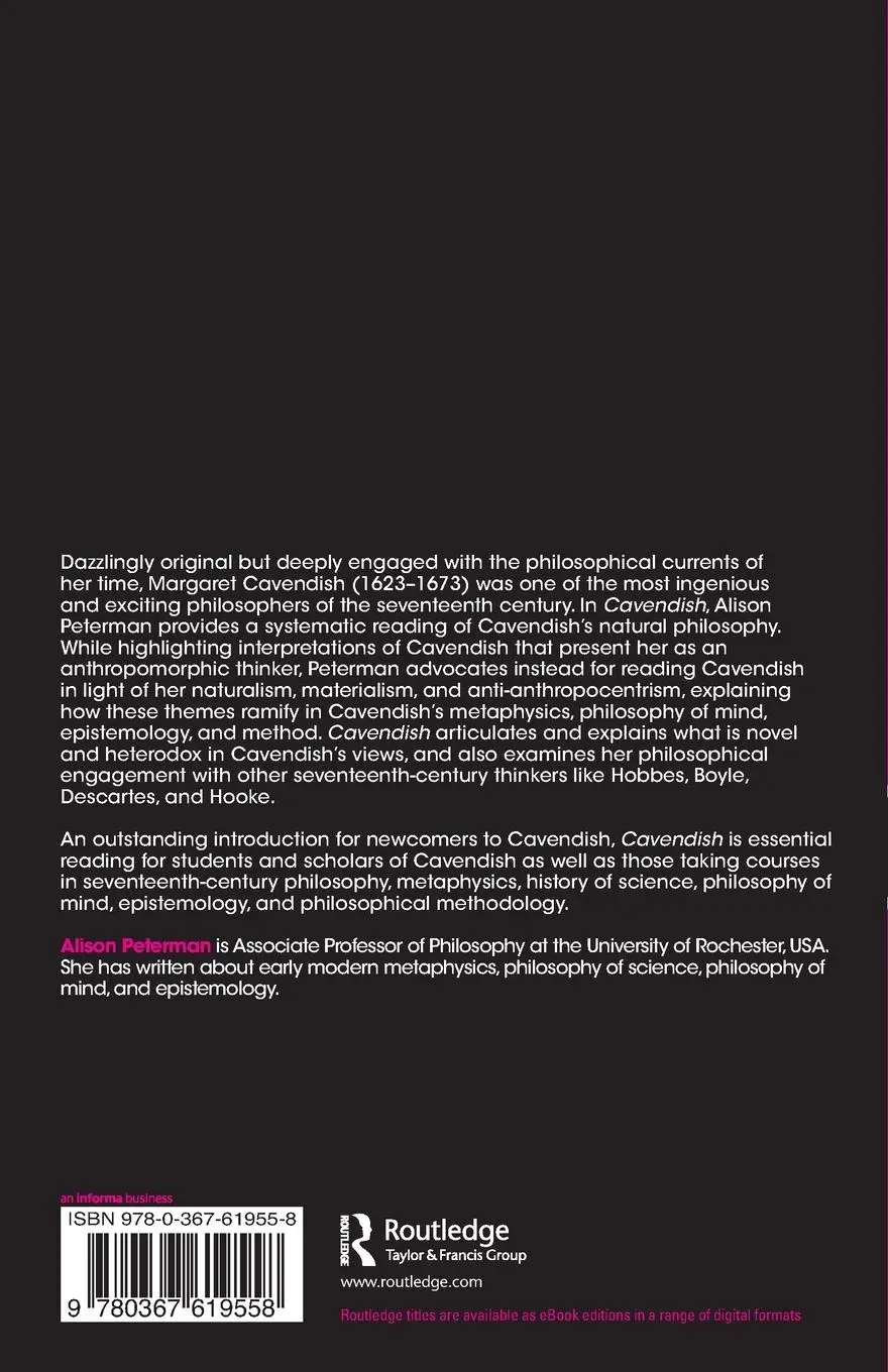 Rückseite: 9780367619558 | Cavendish | Alison Peterman | Taschenbuch | Einband - flex.(Paperback)