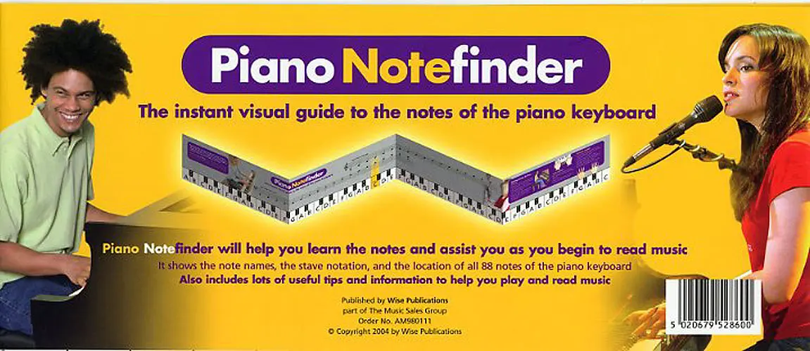 Cover: 9781495089558 | Piano Note Finder (Visual Keyboard) | Grifftabelle | Wise Publications