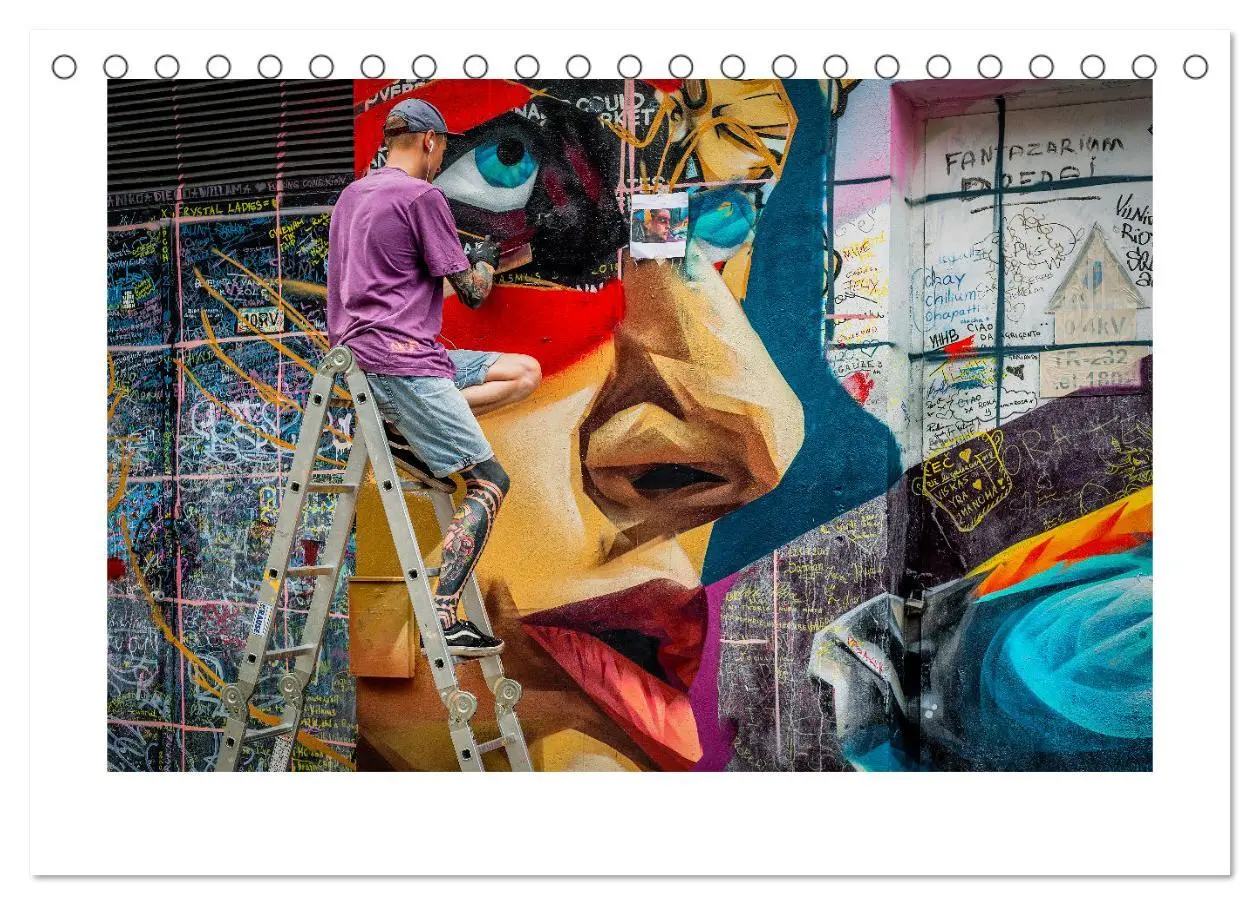 Bild: 9783383849558 | Street Art and City Vibes (Tischkalender 2025 DIN A5 quer),...