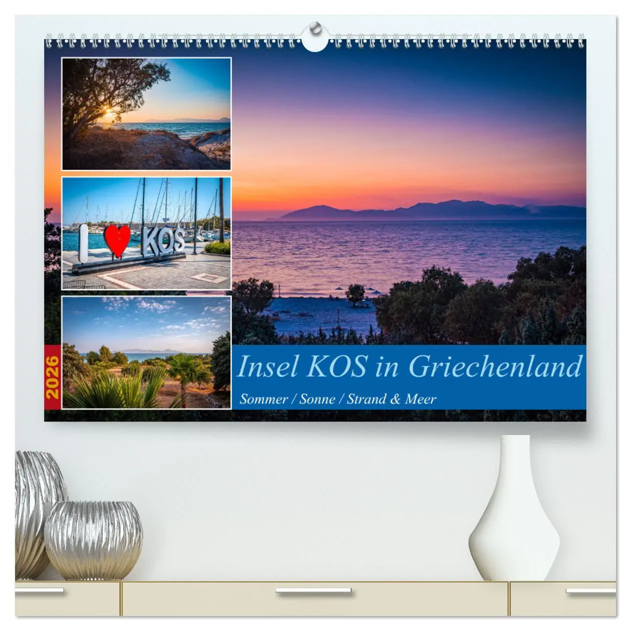 Cover: 9783457269558 | Insel Kos in Griechenland (hochwertiger Premium Wandkalender 2026...