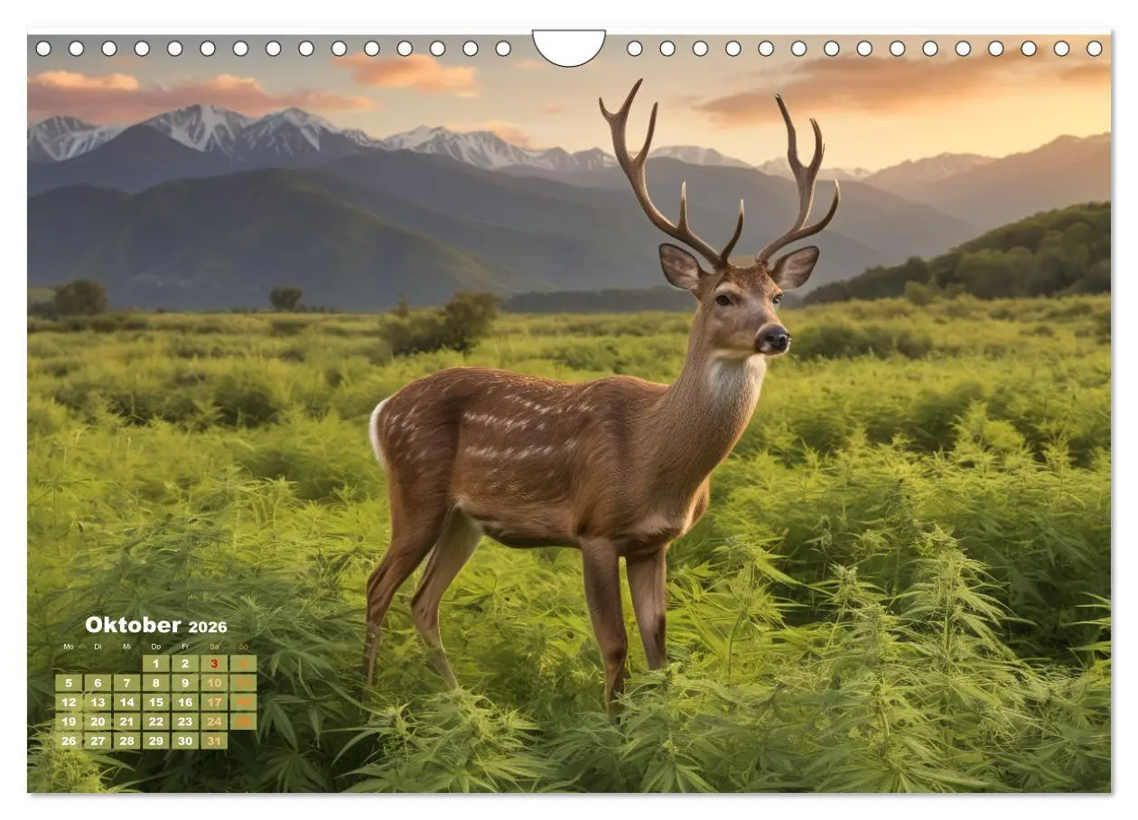 Bild: 9783457339558 | Wunderschöne Cannabisfelder (Wandkalender 2026 DIN A4 quer),...