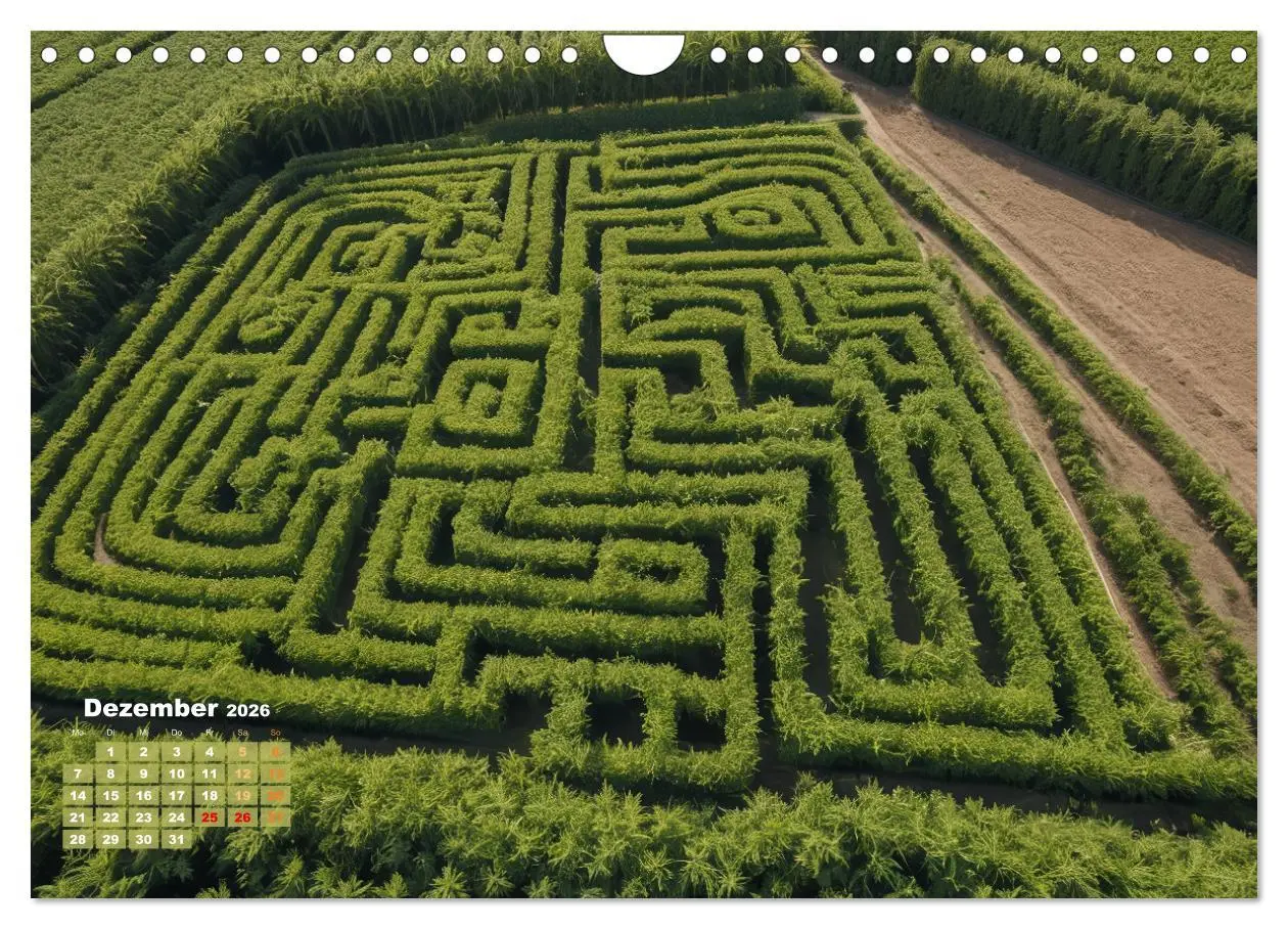 Bild: 9783457339558 | Wunderschöne Cannabisfelder (Wandkalender 2026 DIN A4 quer),...