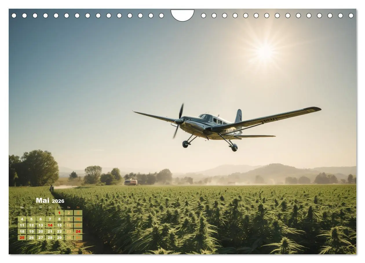 Bild: 9783457339558 | Wunderschöne Cannabisfelder (Wandkalender 2026 DIN A4 quer),...