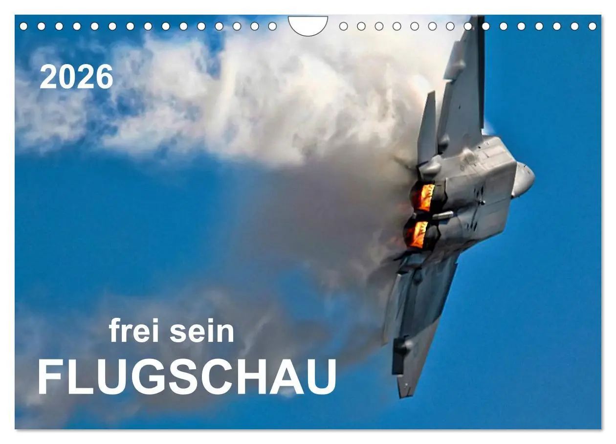 Cover: 9783516049558 | Flugschau - frei sein (Wandkalender 2026 DIN A4 quer), CALVENDO...