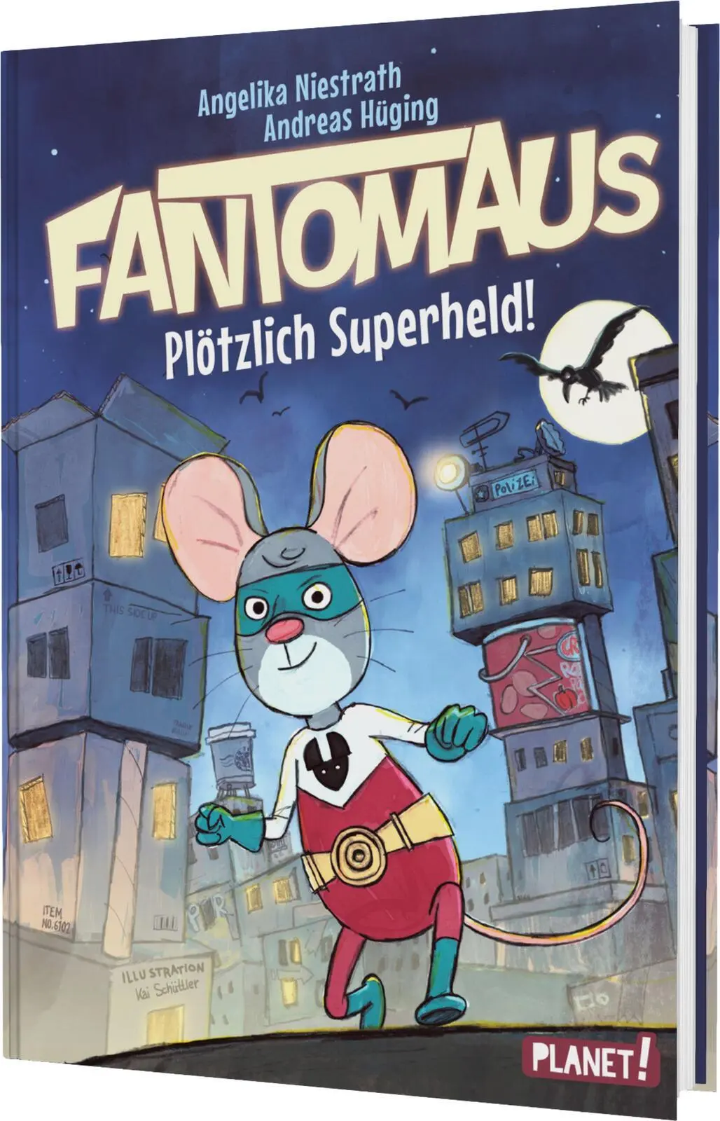 Cover: 9783522509558 | Fantomaus 1: Plötzlich Superheld! | Angelika Niestrath (u. a.) | Buch