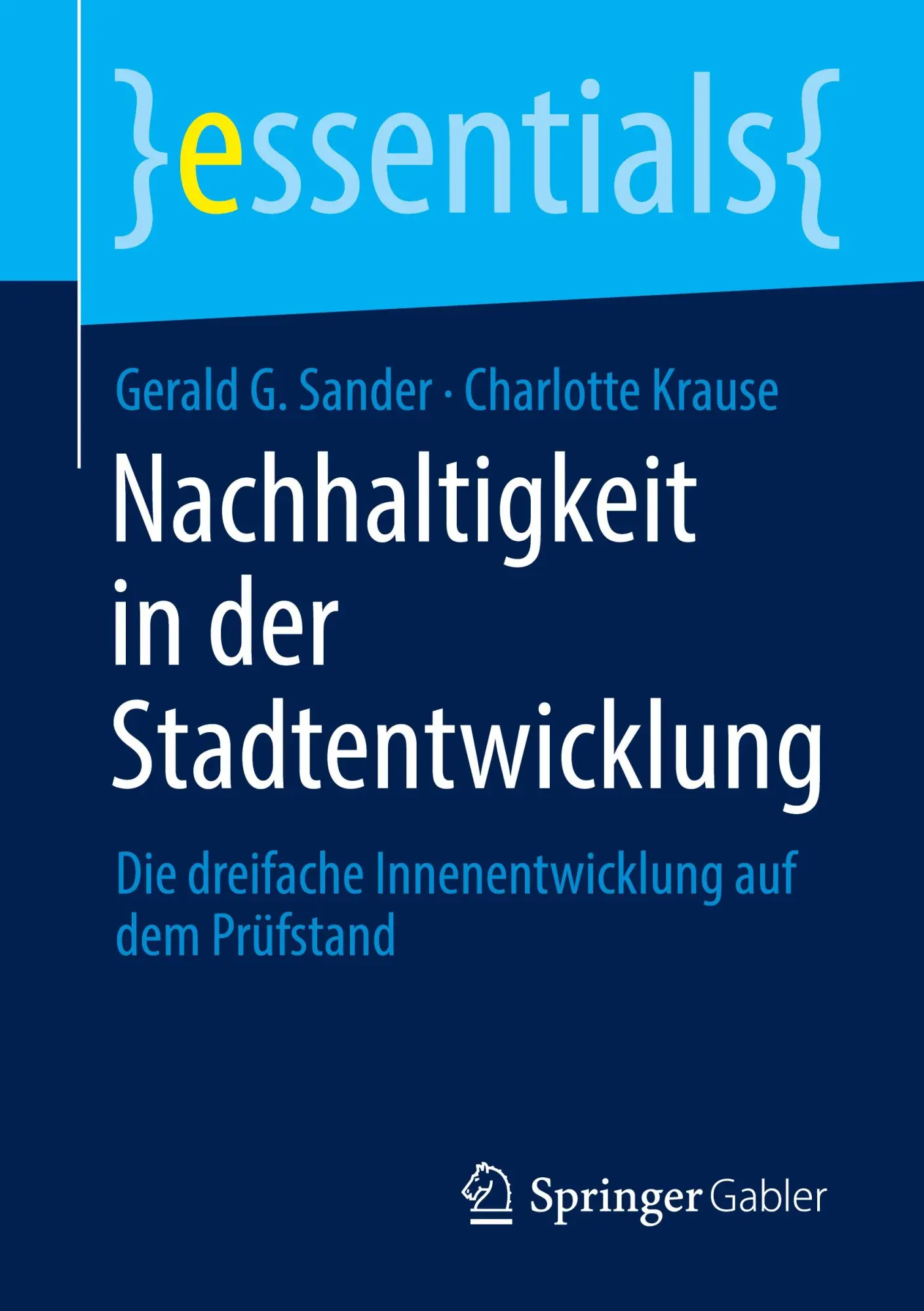Cover: 9783658479558 | Nachhaltigkeit in der Stadtentwicklung | Charlotte Krause (u. a.)
