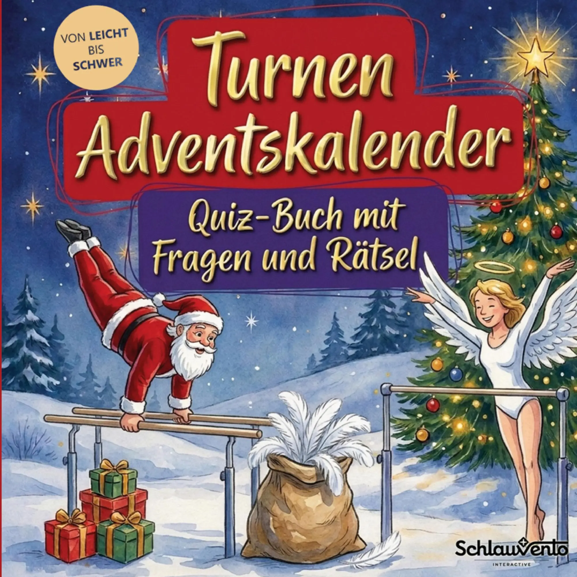 Cover: 9783693199558 | Turnen-Adventskalender: Quiz-Buch mit Fragen und Rätsel | Interactive