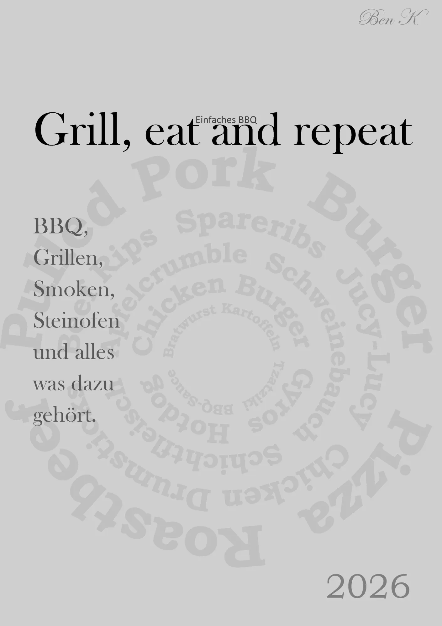 Cover: 9783384759658 | Grill, eat and repeat | Einfaches BBQ | König | Taschenbuch | 124 S.