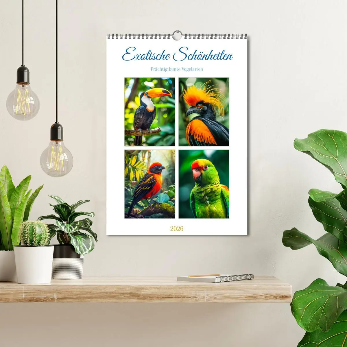 Bild: 9783516279658 | Exotische Schönheiten - prächtig bunte Vögel (Wandkalender 2026 DIN...