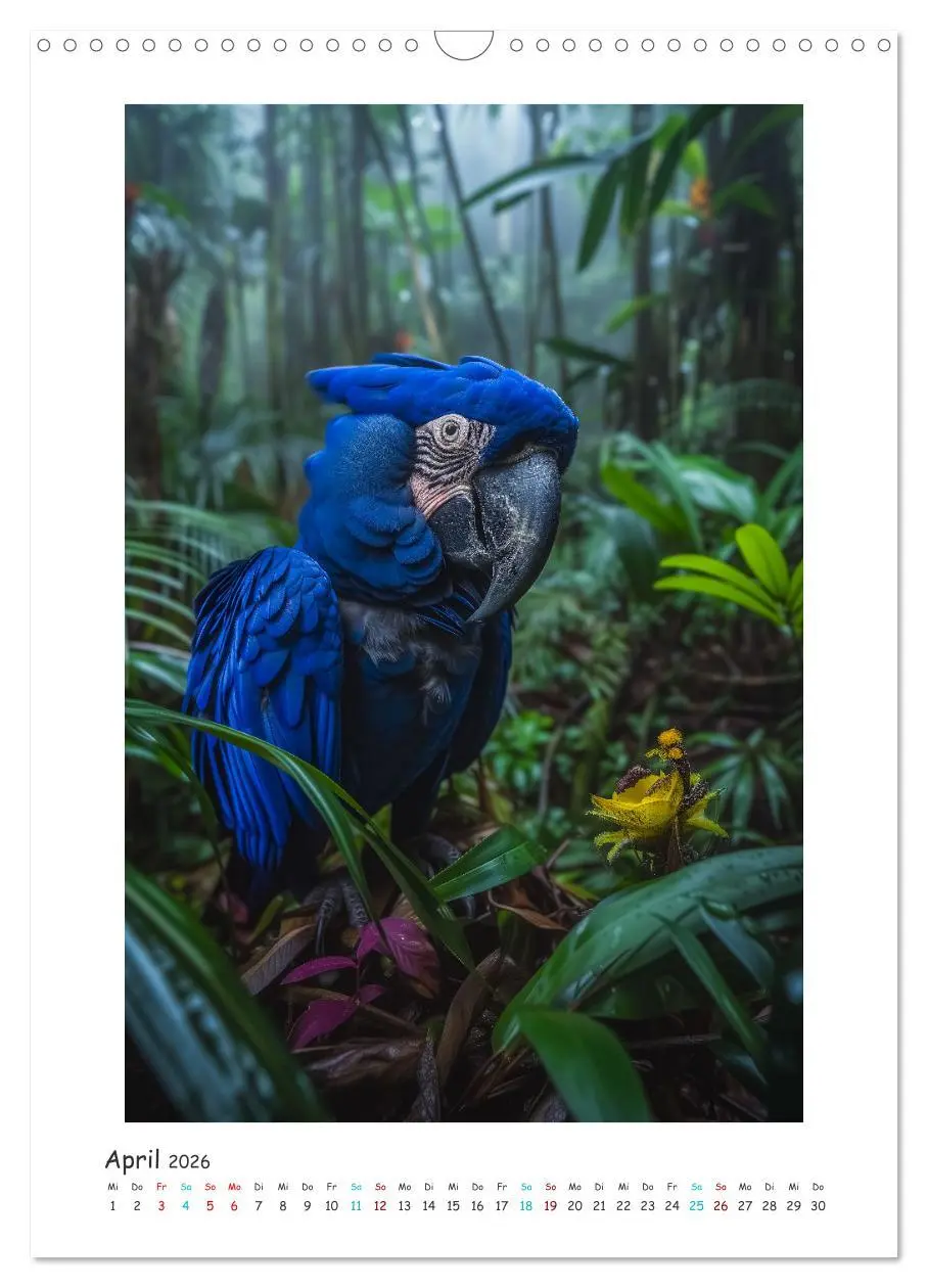 Bild: 9783516279658 | Exotische Schönheiten - prächtig bunte Vögel (Wandkalender 2026 DIN...