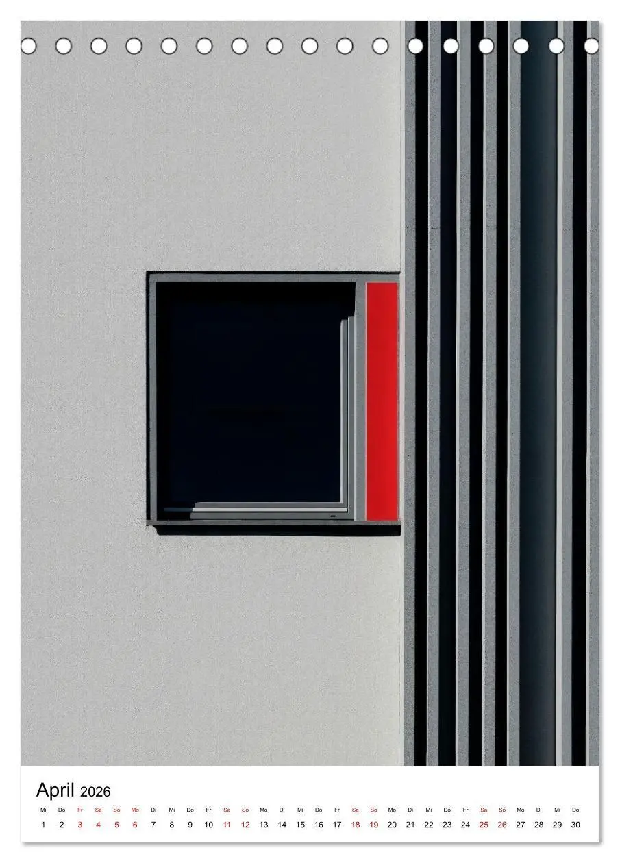 Bild: 9783516659658 | Fassaden-Architektur im Stil des BAUHAUS (Tischkalender 2026 DIN A5...